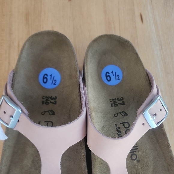 Birkenstock Gizeh Papillio Light Pink T-Stap Sandal Size 37 6.5 - Picture 2 of 6